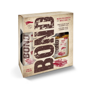 Zestaw Bond Retro Style 2-elementowy /woda po goleniu 100ml + dezodorant 150ml