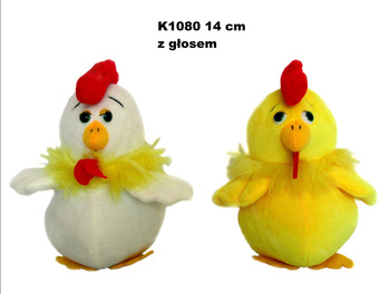 SUN-DAY Zabawka pluszowa Kurczaczek z głosem mix 1 K1080