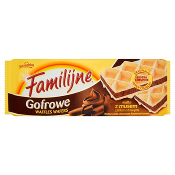Familijne Gofrowe wafle z musem czekoladowym 130 g
