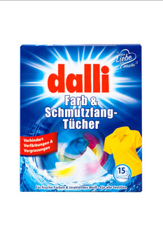 DALLI Chusteczki do prania 15szt