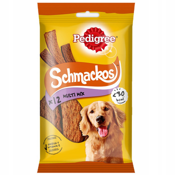 Pedigree Schmackos Multi Mix Karma uzupełniająca dla dorosłych psów 86 g (12 sztuk)