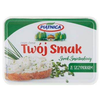 Piątnica Twój Smak Serek śmietankowy ze szczypiorkiem 135 g