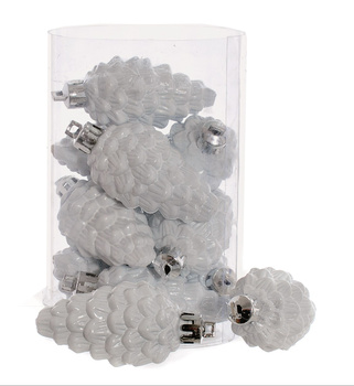 Jumi Formówki szyszki w tubie, połysk - komplet 12 sztuk 6 cm