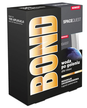 Woda po goleniu Bond Spacequest 100ml  + krem do golenia Bond Sensitive 50ml  gratis