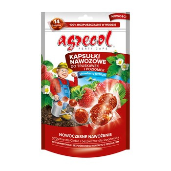 Kapsułki nawozowe go Truskawek i poziomek Agrecol Ferti Caps 14 kaps.