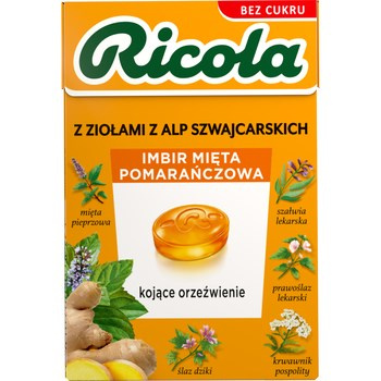 RICOLA IMBIR MIĘTA POMA 27,5G