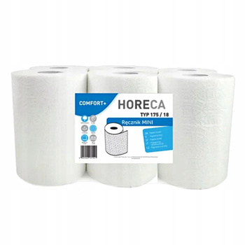 HORECA COMFORT+ Ręcznik papierowy mini typ 200/16 40m 6 rolek 2-warstwowy