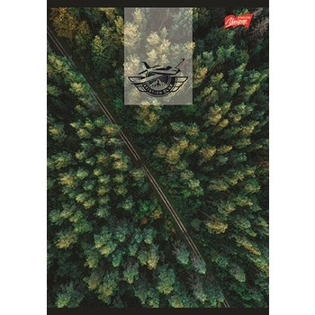 Unipap zeszyt okładka laminowana A5, 60 kartek, linia DRONE PERSPECTIVE