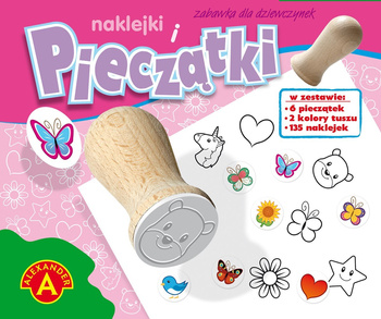 Pieczątki i naklejlki dla dziewczynek