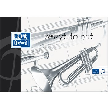 Zeszyt do nut A5 16 kartek Oxford