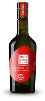 Monini Monocultivar Nocellara Bio Oliwa z oliwek najwyższej jakości z pierwszego tłoczenia 500ml