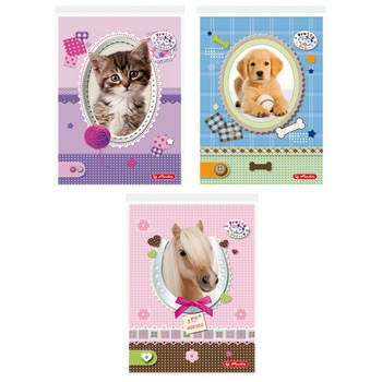 Herlitz Notes szkolny A6 kratka Pretty Pets