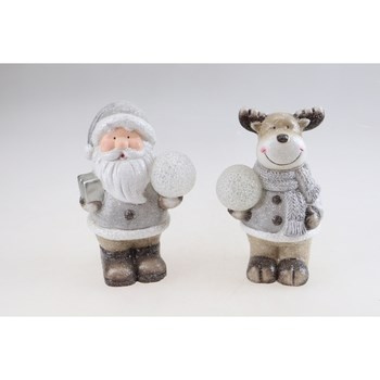 EM&EM  Figurka ceramiczna LED 24cm