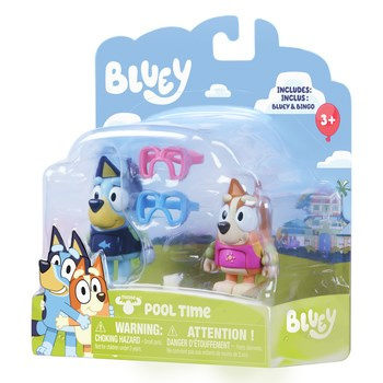 Bluey Figurki 2Pak Zabawa na Basenie