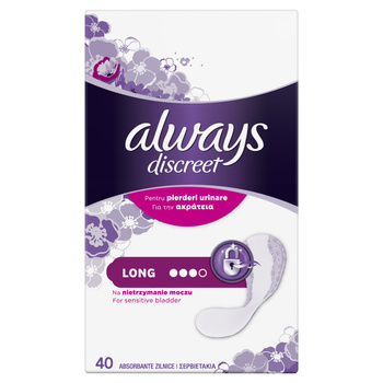Always Discreet Long Wkładki higieniczne na nietrzymanie moczu