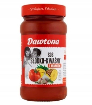 Dawtona Sos słodko-kwaśny z ananasem do ryżu 550 g