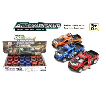 Autko metalowe z otwieranymi drzwiami