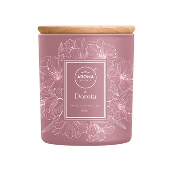 Świeca Aroma Home & Dorota 150g Róża