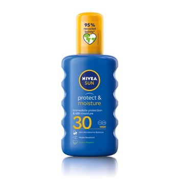 NIVEA Sun Nawilżający balsam w sprayu do opalania SPF 30 200 ml