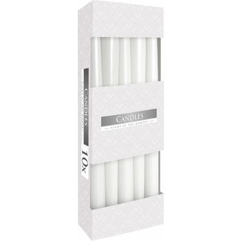 świeca stożek s30 a10 biała 090