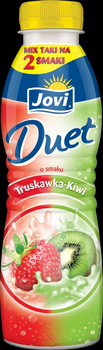 Jovi Duet Napój jogurtowy o smaku truskawka-kiwi 350 g