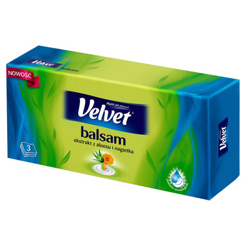 Velvet Balsam Chusteczki uniwersalne z ekstraktem z aloesu i nagietka 70 sztuk