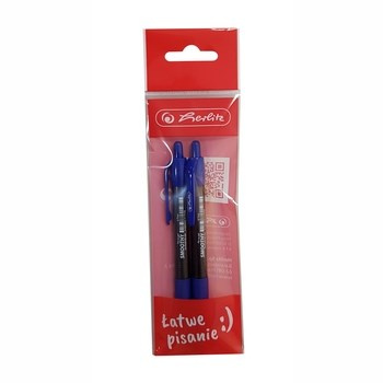Długopis Herlitz żelowy Smoothy niebieski 2 sztuki