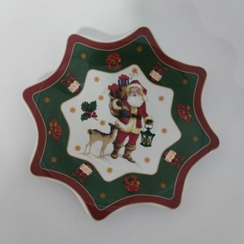 Patera Gwiazda 20 cm Porcelana Bogucice