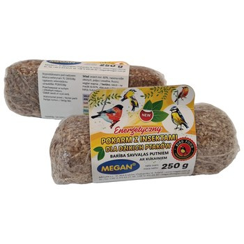 Megan Pokarm energetyczny z insektami dla dzikich ptaków 250g