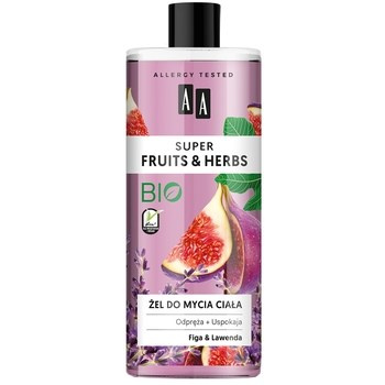 AA Super Fruits&Herbs żel do mycia ciała figa&lawenda 500 ml
