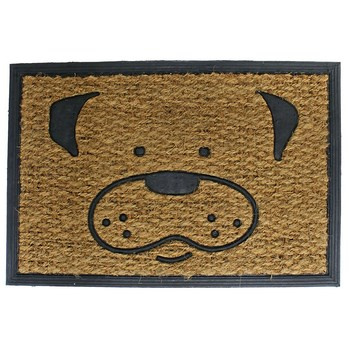 Wycieraczka domowa prostokątna  marki Odecoro rozmiar 40x60 cm wzór pies