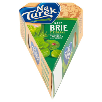 NaTurek Ser pleśniowy brie z ziołami 125 g