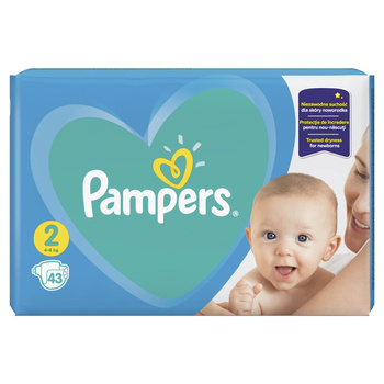 Pampers Active Baby, rozmiar 2, 43 pieluszek, 4kg-8kg