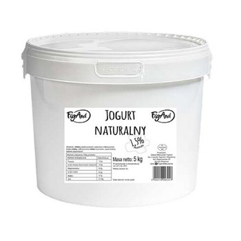 FIG.JOGURT NATURALNY 1,5% 5KG