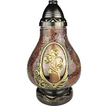 Znicz Karafa serce z wkładem