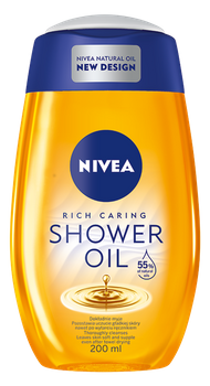 Nivea Natural OIL Pielęgnujący Olejek POD Prysznic 200ml