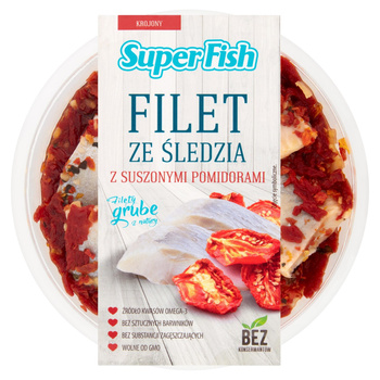 SuperFish Filety ze śledzia & suszone pomidory 200 g