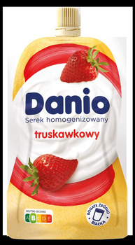 Danio Serek homogenizowany truskawkowy 120 g