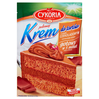 Cykoria Krem do tortów o smaku czekoladowym 100 g