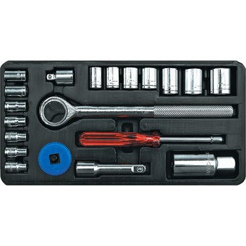 VOREL Klucze nasadowe 20 części