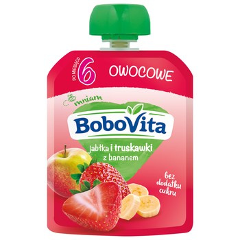 BV.JABŁKO TRUSKAWKA BANAN 80G