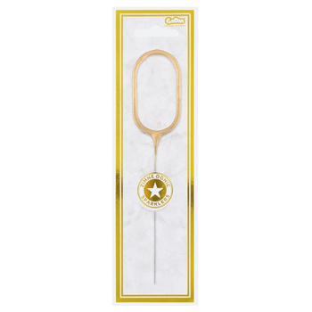 Złota cyfra 0  7,5 cm