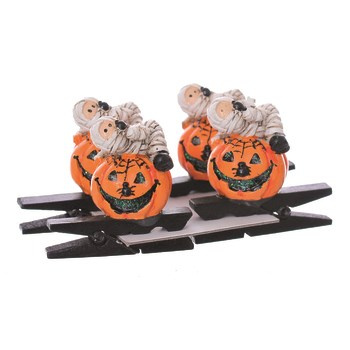 Spinacze z motywem halloween 4szt