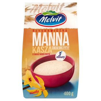 MEL.KASZA MANNA BŁYSK.WAN.400G