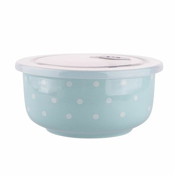 Miska 550 ml z pokrywką hermetyczną błękitna mięta Altom Design