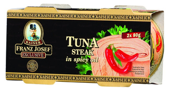 FJK TUŃCZYK STEK 2x80gr w chilli