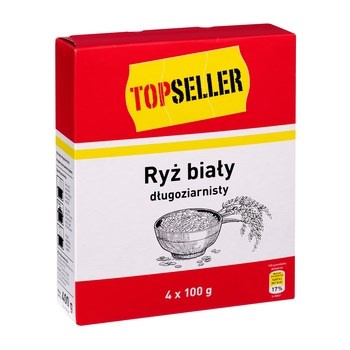 TOPS KRO RYŻ BIAŁY DŁUG.4X100G