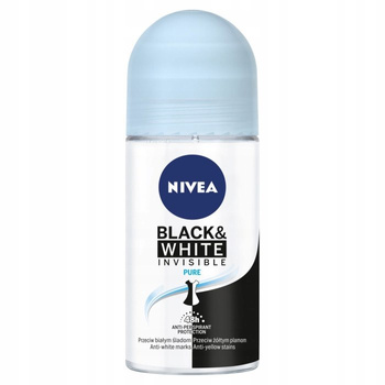 NIVEA Black&White Invisible Pure Antyperspirant w kulce 50ml