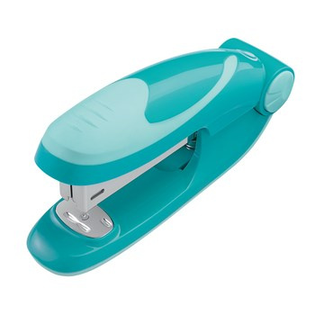 Zszywacz Herlitz 24/6 ergonomiczny mały Color Blocking Caribbean Turquoise