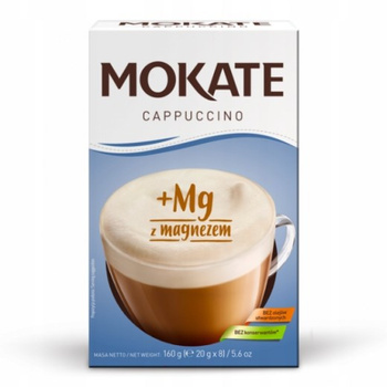 Mokate Cappuccino z magnezem 160 g (8 x 20 g)